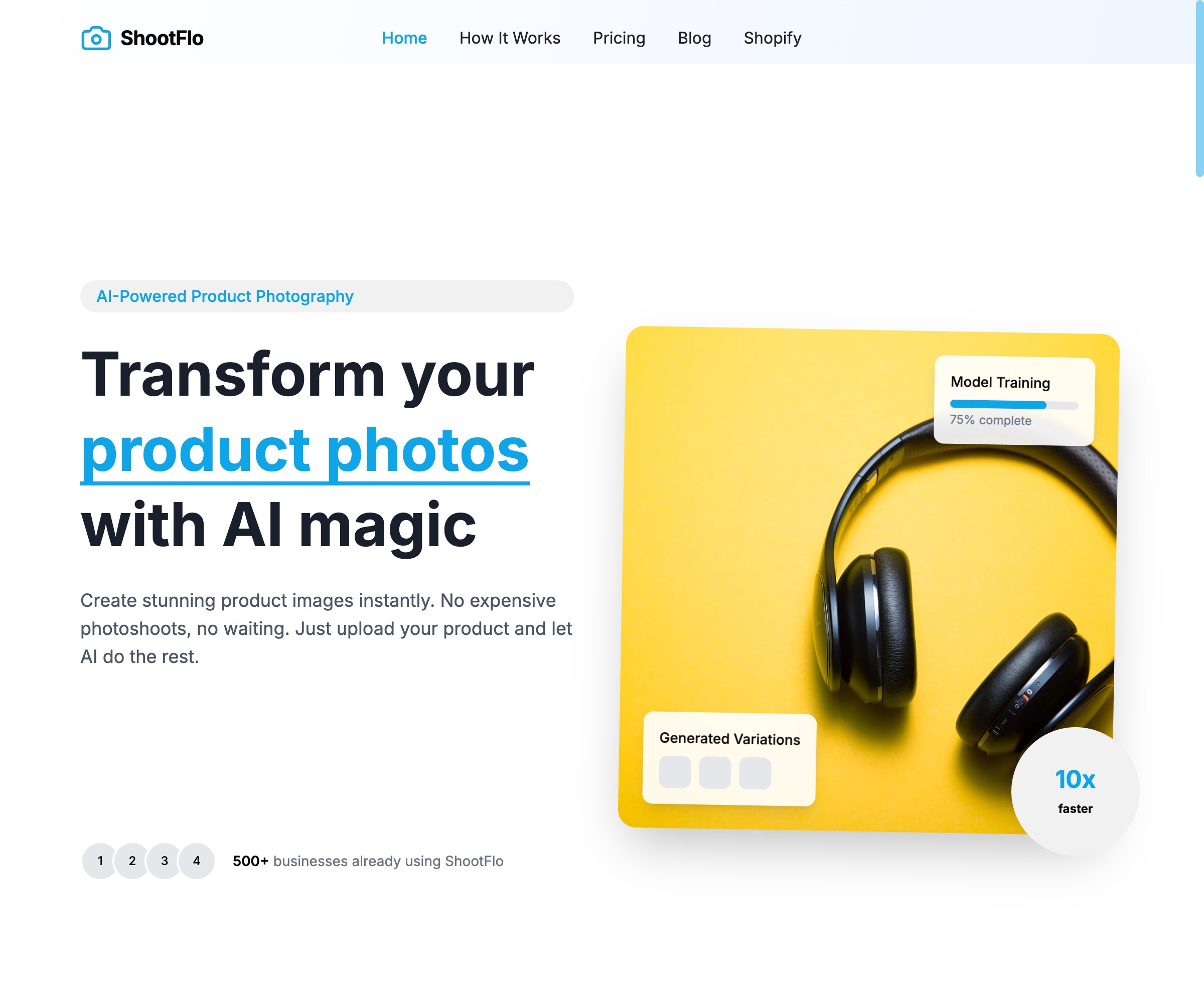 ShootFlo - AI Product Photography